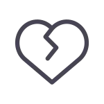 Heart Broke SVG Icon